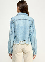 Load image into Gallery viewer, Denim Jacket with Distressing
