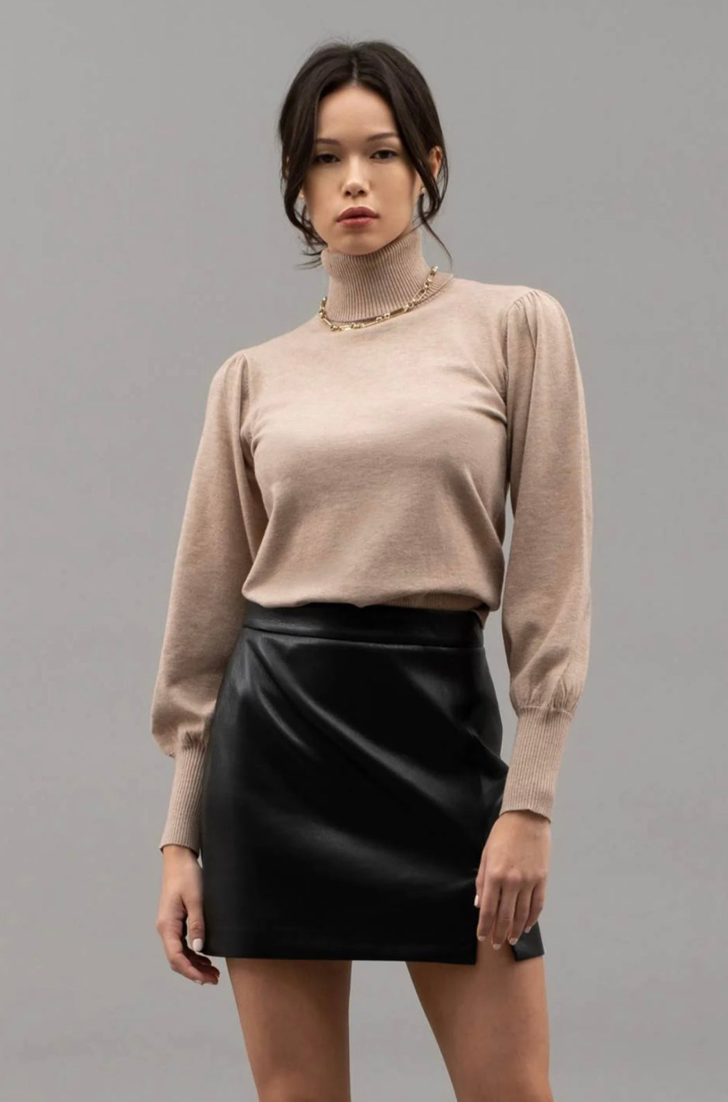 High Turtleneck Top