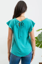 Load image into Gallery viewer, V-Neck Lace Trim Top
