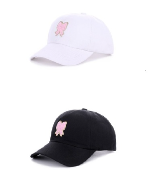 Chenille Bow Baseball Cap