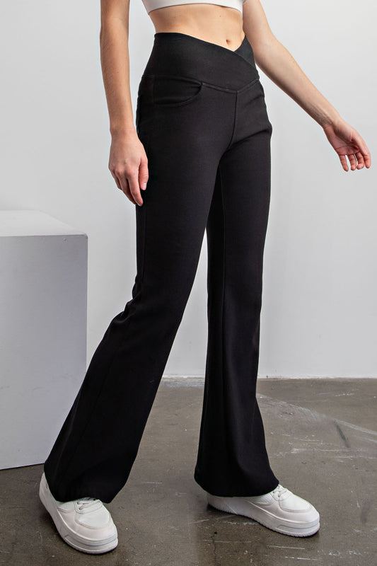 Crossover Flare Pants