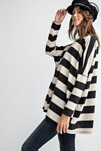 Load image into Gallery viewer, Striped Dolman Top
