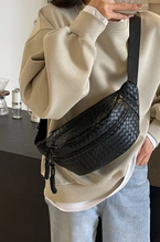 Load image into Gallery viewer, Woven Crossbody Bum Bag
